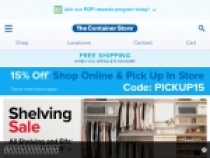 Container Store Special Offer Coupon