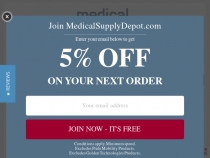 $5 OFF Coupon Code + FREE Shipping Over $75 At Medical Supply Depot