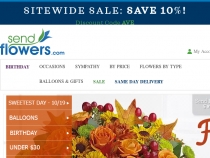 SendFlowers.com Discount Code 10% OFF Best Sellers