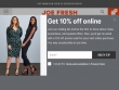 10% OFF Your Next Purchase With Email Sign Up At Joe Fresh Canada