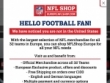 10% OFF For Military At NFL Shop