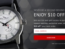 World of Watches Coupons Extra 10% OFF For 5 Dress Watches Under $300