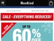 Up To 75% OFF Sale Items + FREE Delivery At Menkind UK